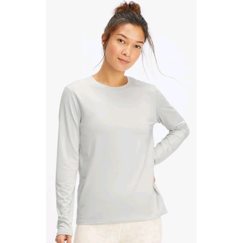 NEW Fabletics Phoenix Lite‎ Top Womens Mint Long Sleeve Crew Neck Sz 1X Plus
